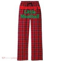 Mommys Little Meatball Italian Meme Women's Flannel Plaid Pajama Pants thumb 0