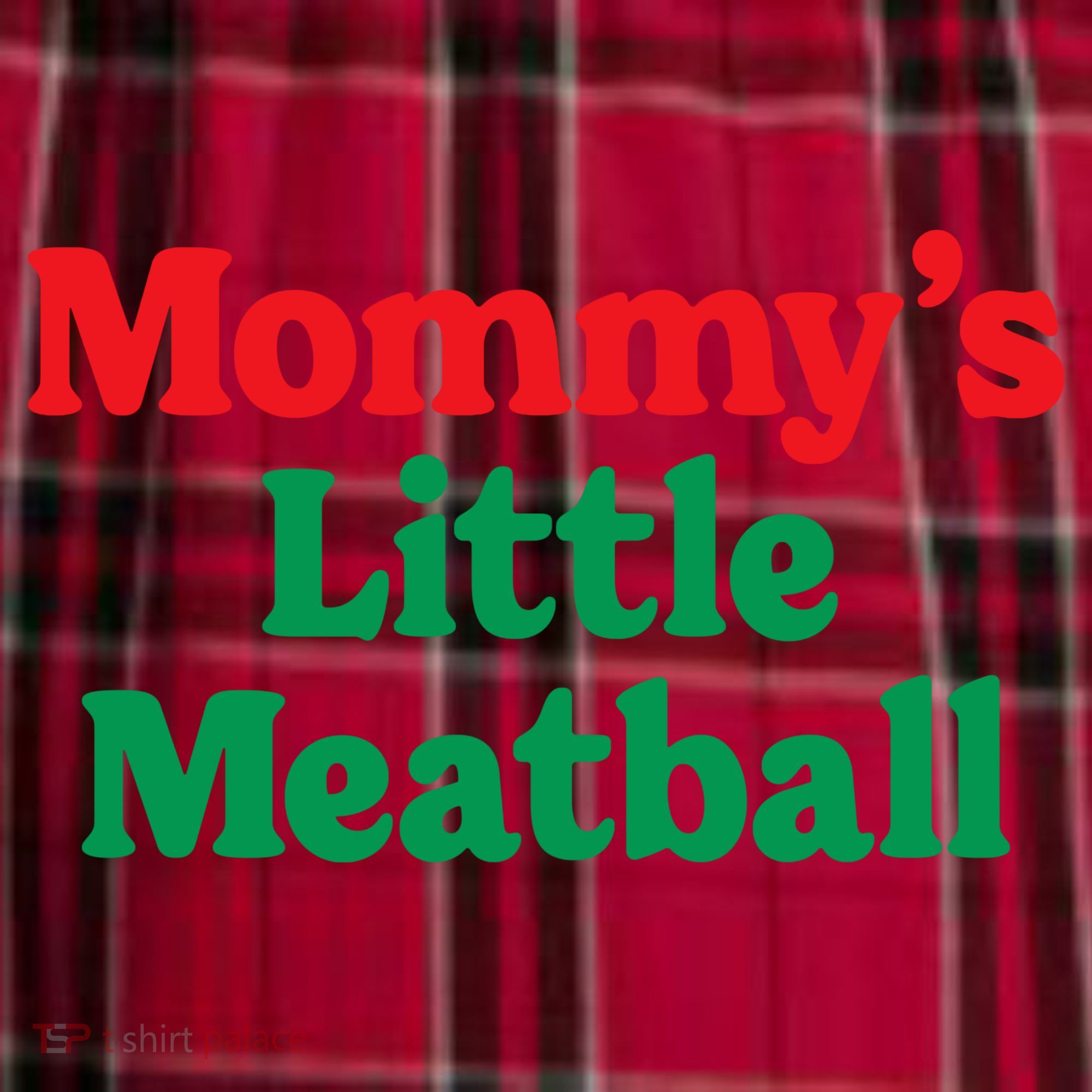 Mommys Little Meatball Italian Meme Women's Flannel Plaid Pajama Pants