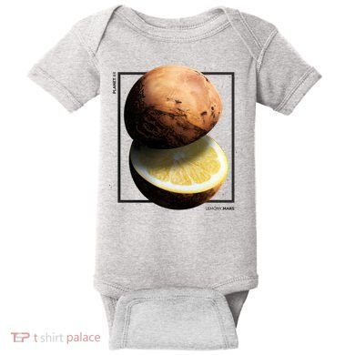 Mars Lemon Baby Bodysuit