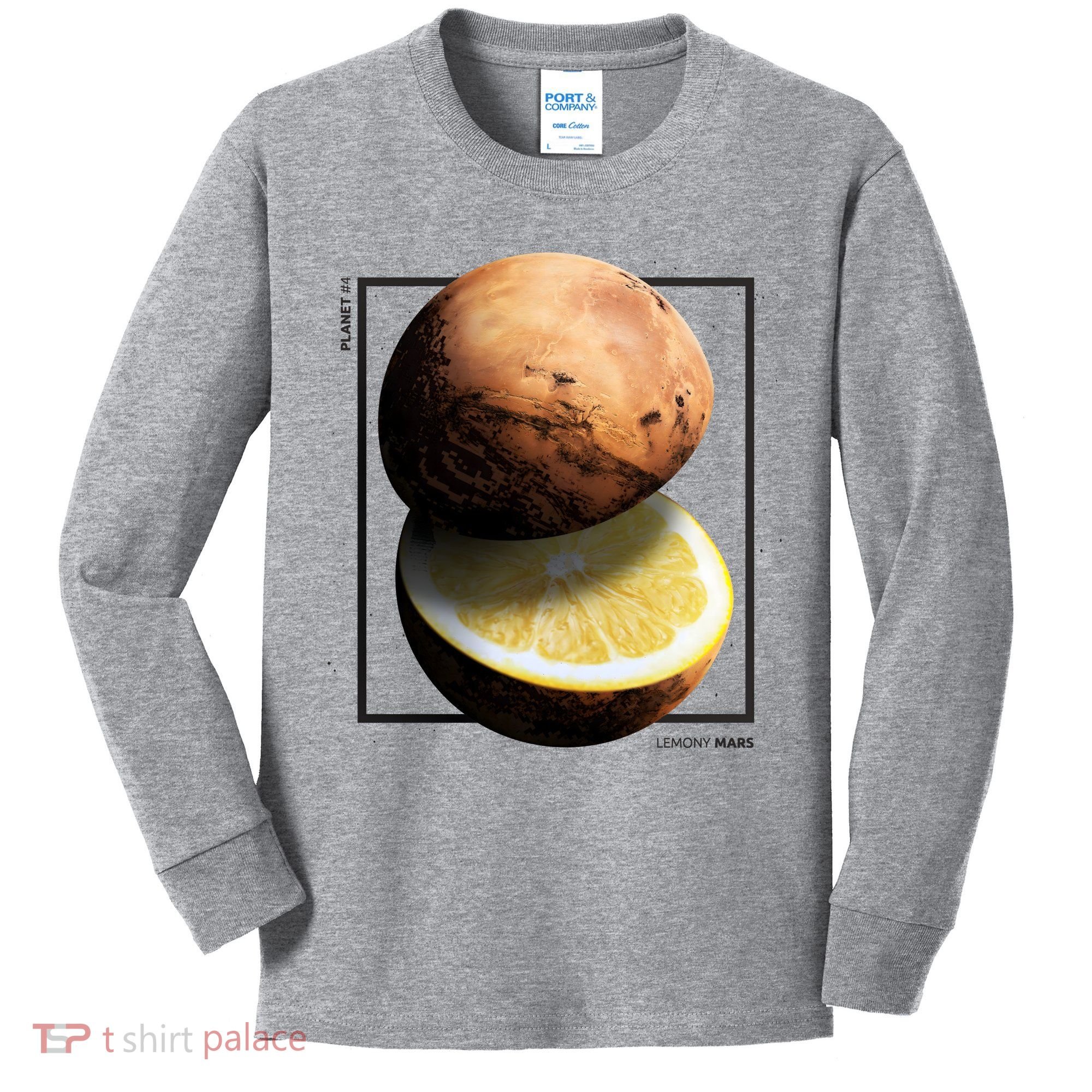 Mars Lemon Kids Long Sleeve Shirt