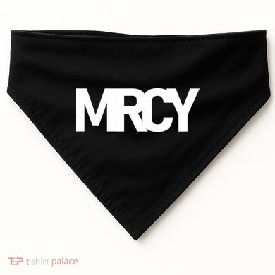 MRCY Logo Mercy Christian Slogan USA-Made Doggie Bandana