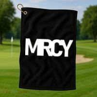 MRCY Logo Mercy Christian Slogan Golf Towel thumb 1