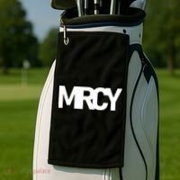 MRCY Logo Mercy Christian Slogan Golf Towel thumb 2