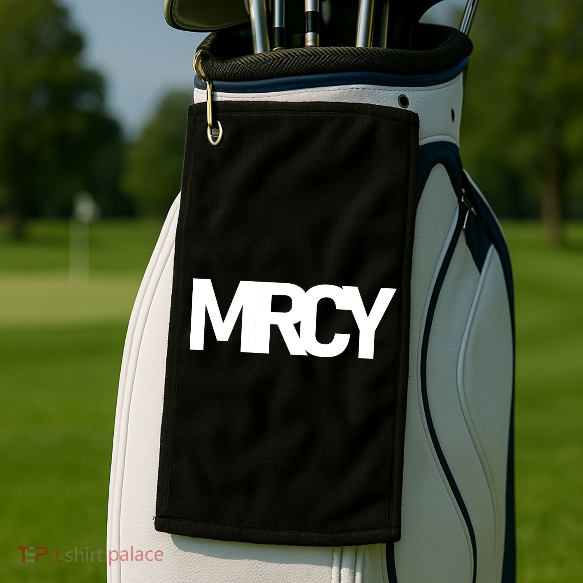 MRCY Logo Mercy Christian Slogan Golf Towel