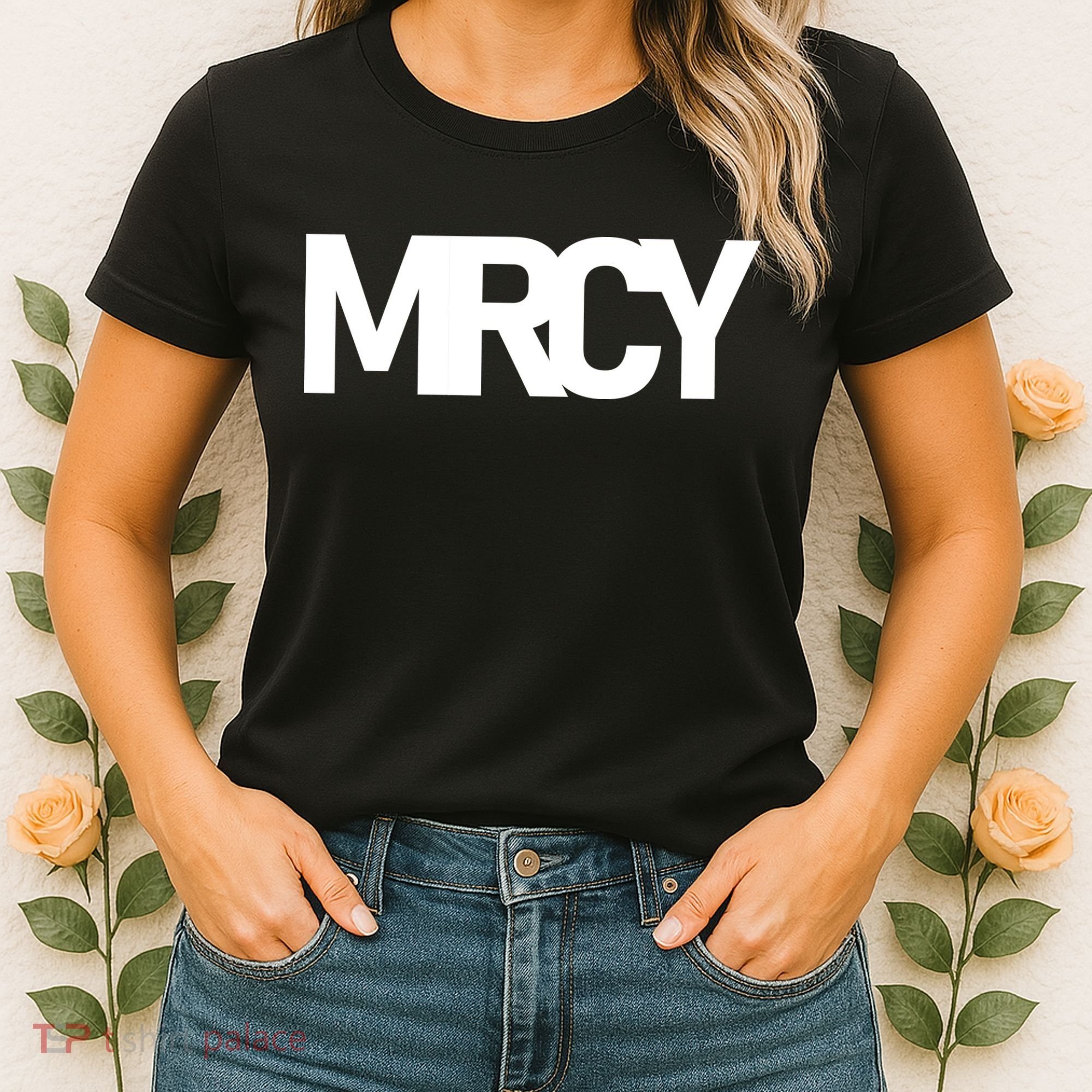 MRCY Logo Mercy Christian Slogan Women's T-Shirt
