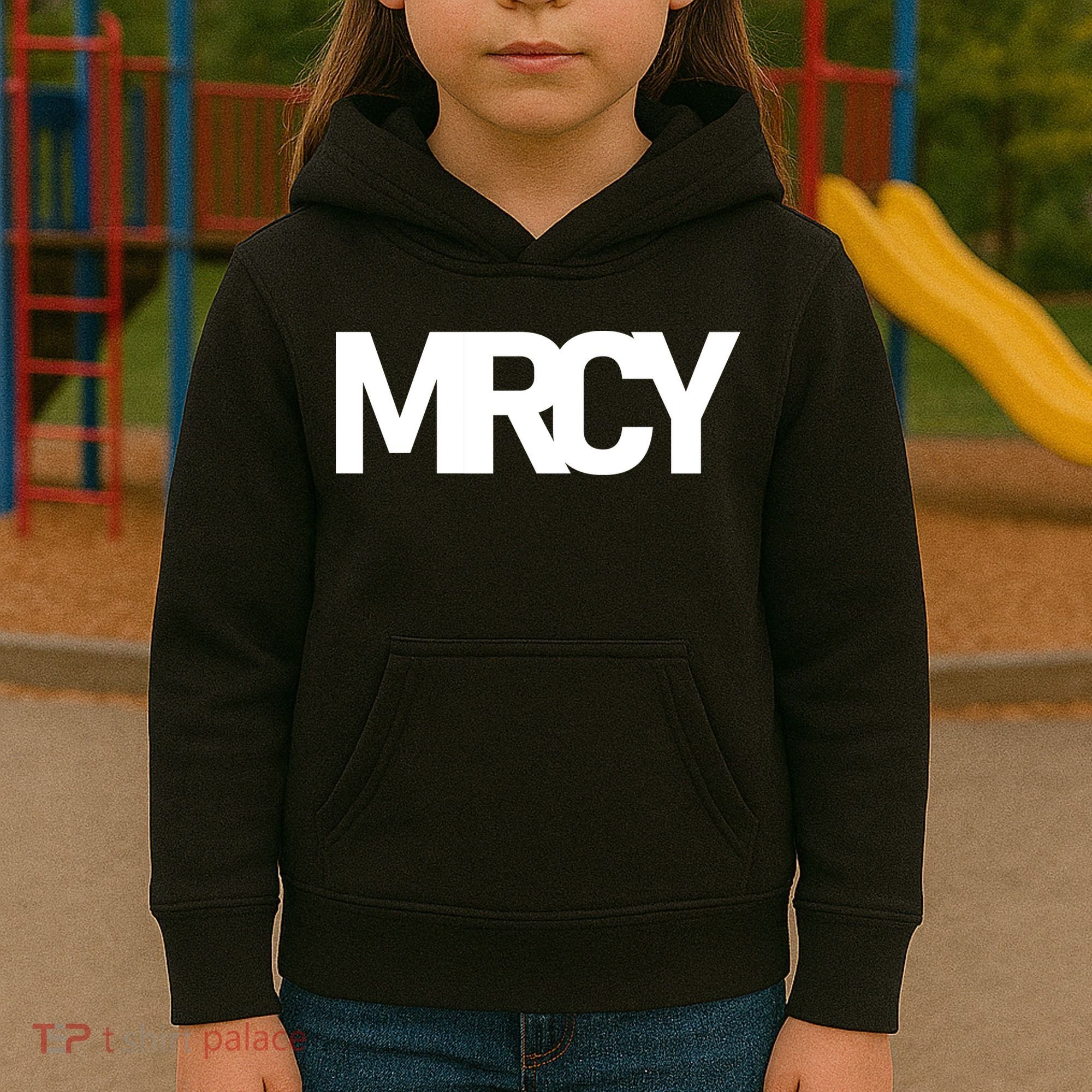 MRCY Logo Mercy Christian Slogan Kids Hoodie