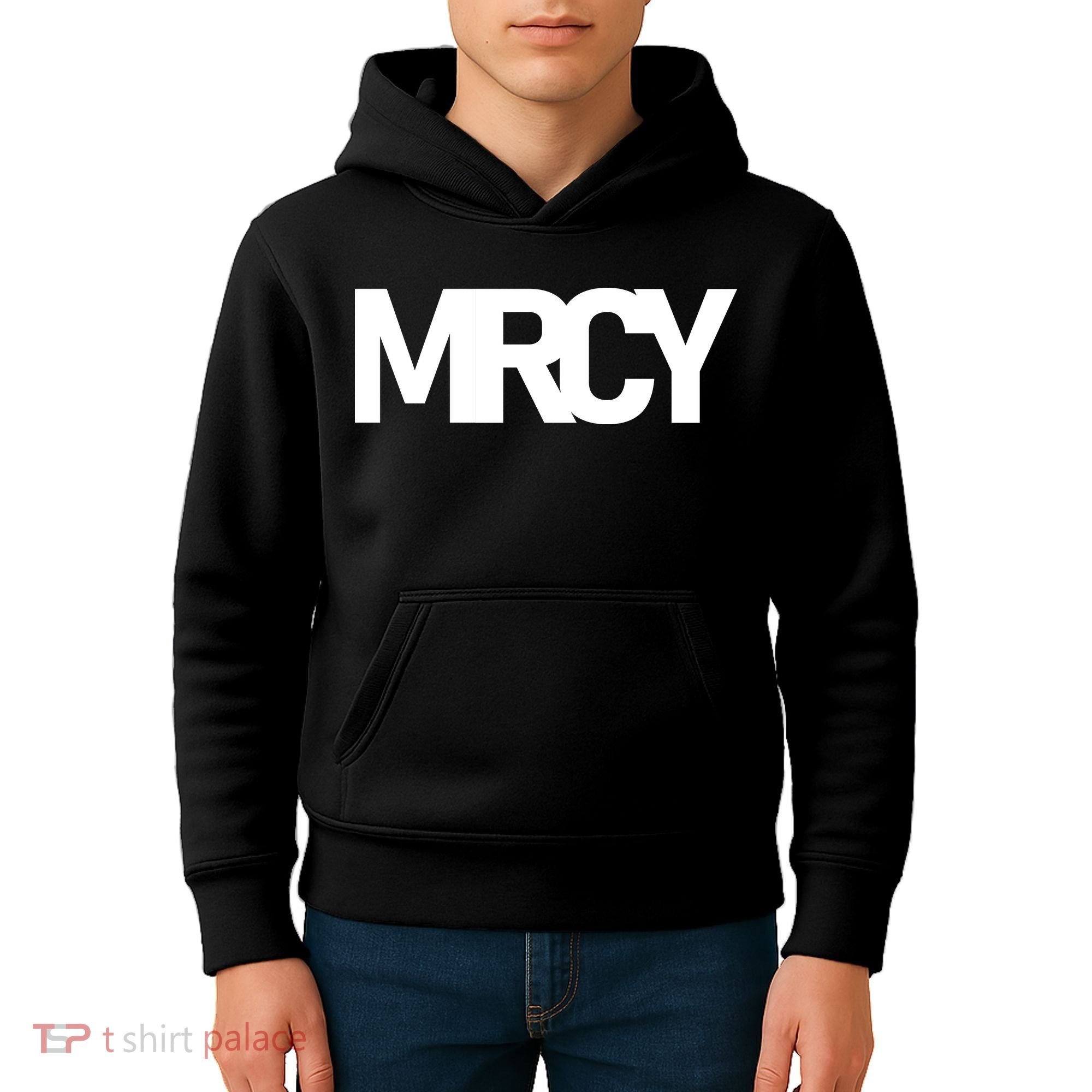 MRCY Logo Mercy Christian Slogan Kids Hoodie