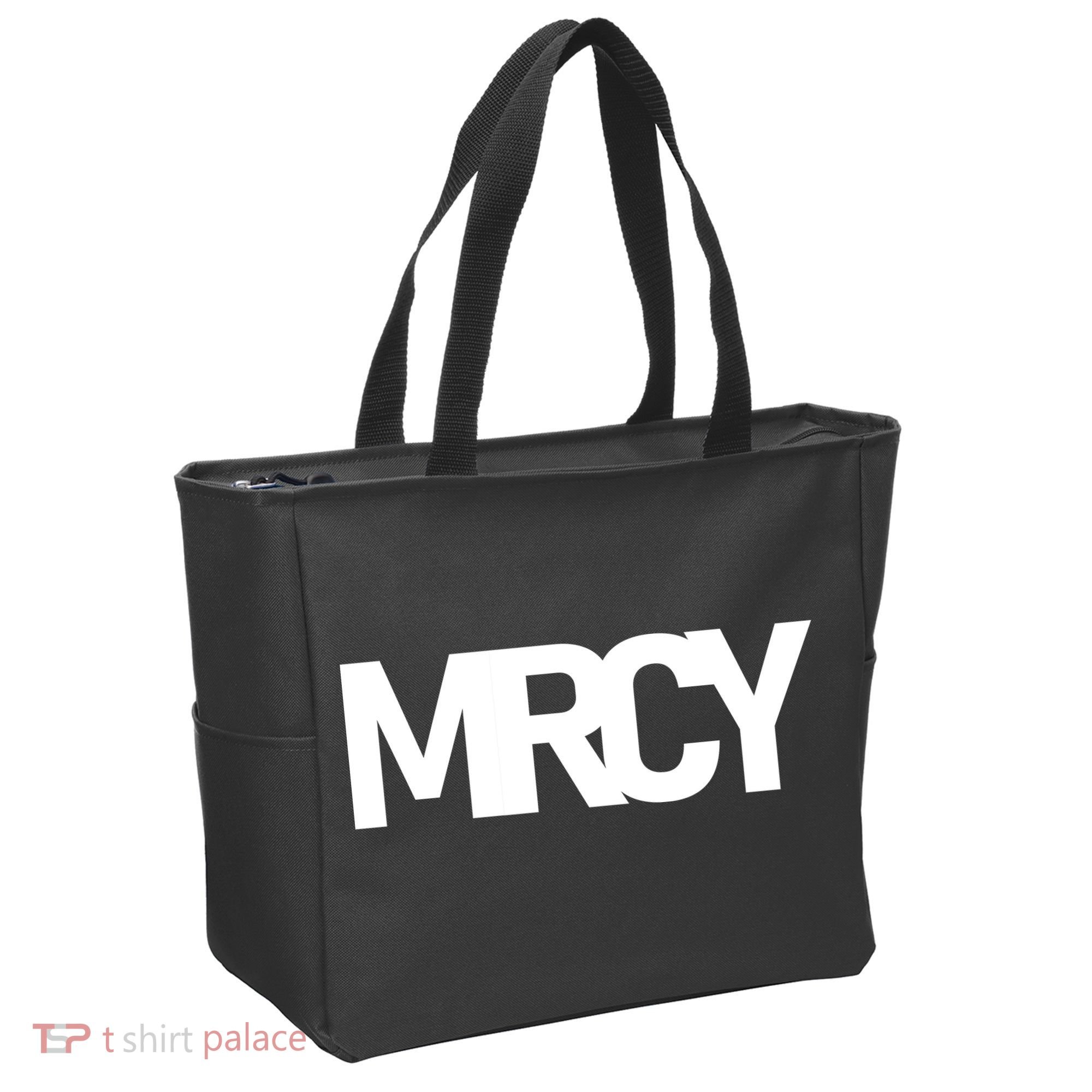 MRCY Logo Mercy Christian Slogan Tote Bag
