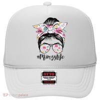 Mimzy Life Messy Hair Bun Floral Mother's Day Hat thumb 0