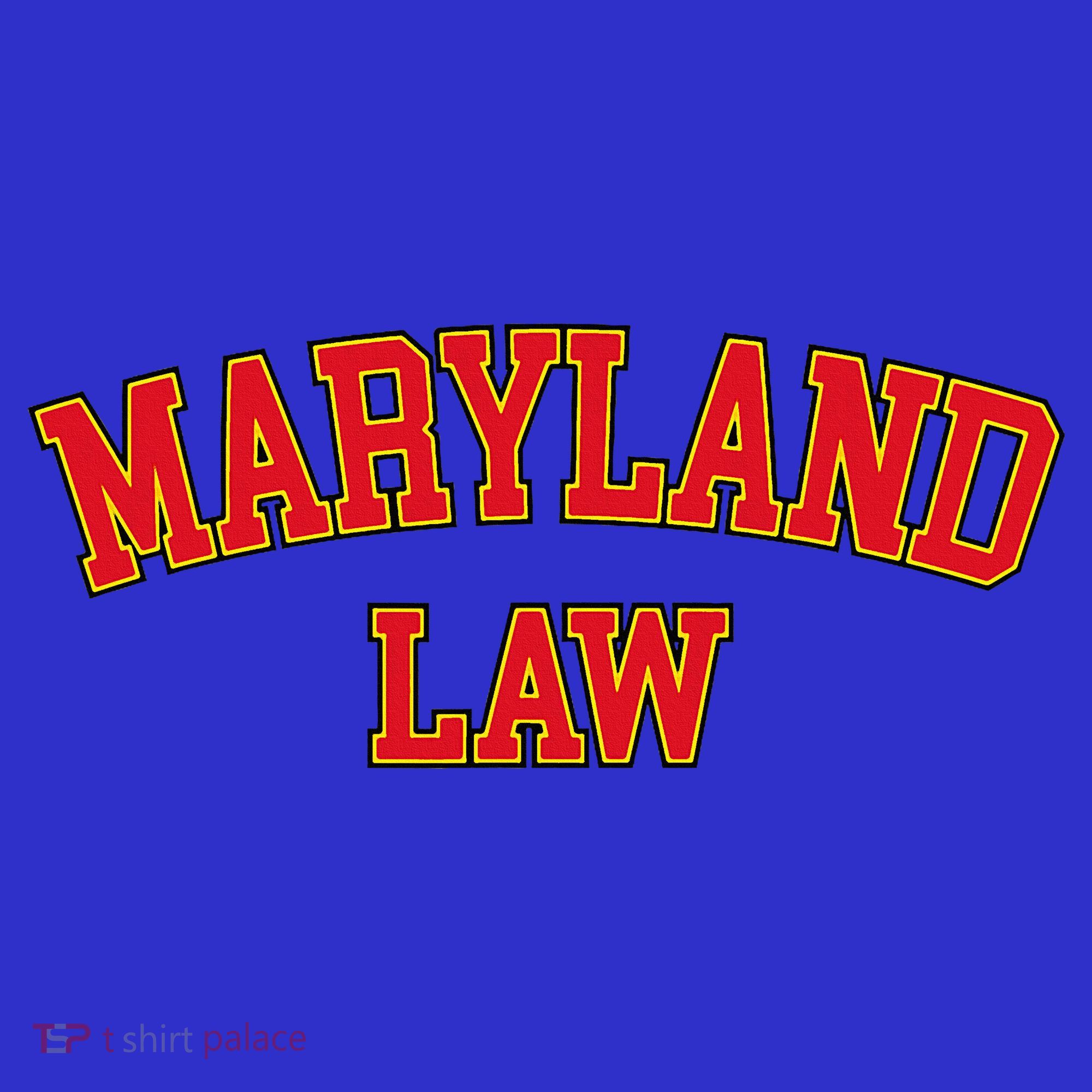 Maryland Law Maryland Bar Graduate Gift Lawyer College Women's Tank Top