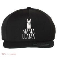 Mama Llama Wool Snapback Cap thumb 0