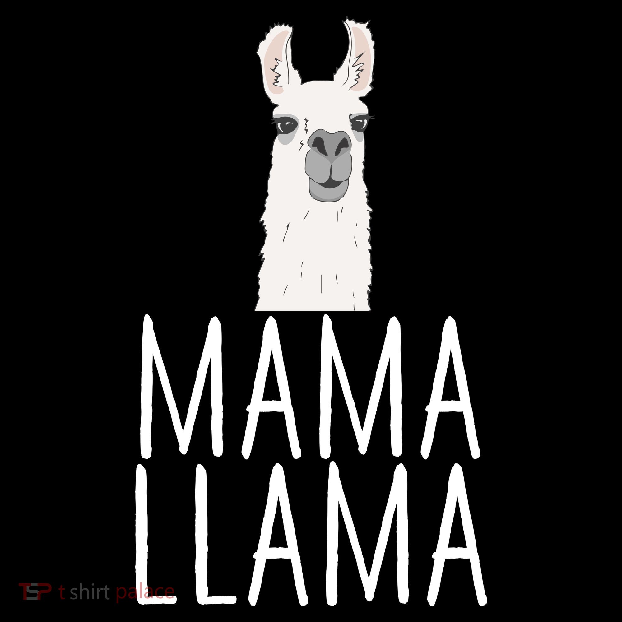 Mama Llama Wool Snapback Cap