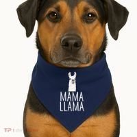 Mama Llama USA-Made Doggie Bandana thumb 1