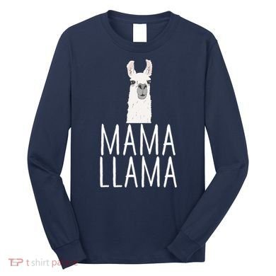 Mama Llama Long Sleeve Shirt