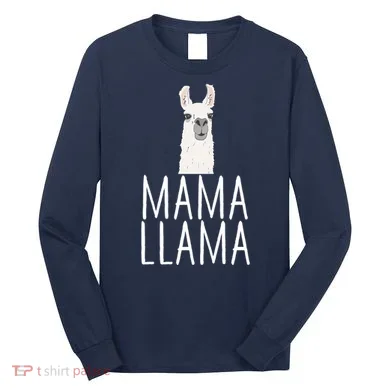 Mama Llama Long Sleeve Shirt