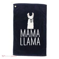 Mama Llama Golf Towel thumb 0
