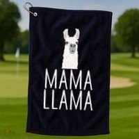 Mama Llama Golf Towel thumb 1