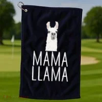 Mama Llama Golf Towel thumb 1