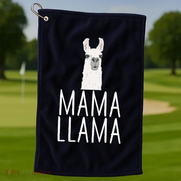Mama Llama Golf Towel