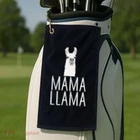 Mama Llama Golf Towel thumb 2