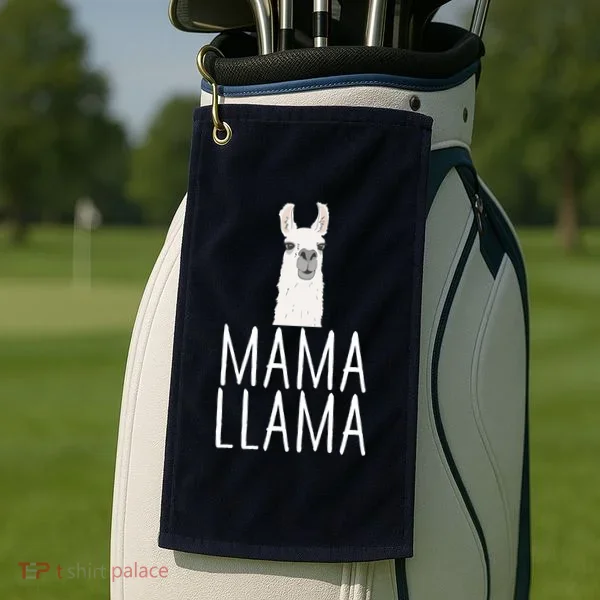 Mama Llama Golf Towel