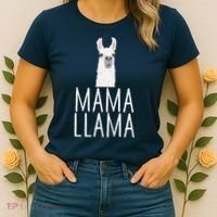 Mama Llama Women's T-Shirt thumb 2