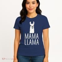 Mama Llama Women's T-Shirt thumb 4