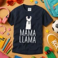 Mama Llama Kids T-Shirt thumb 3