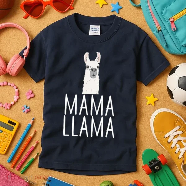 Mama Llama Kids T-Shirt