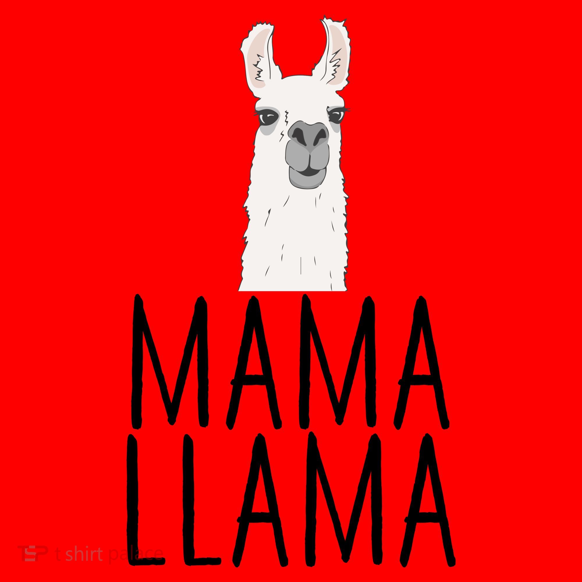 Mama Llama Santa Hat