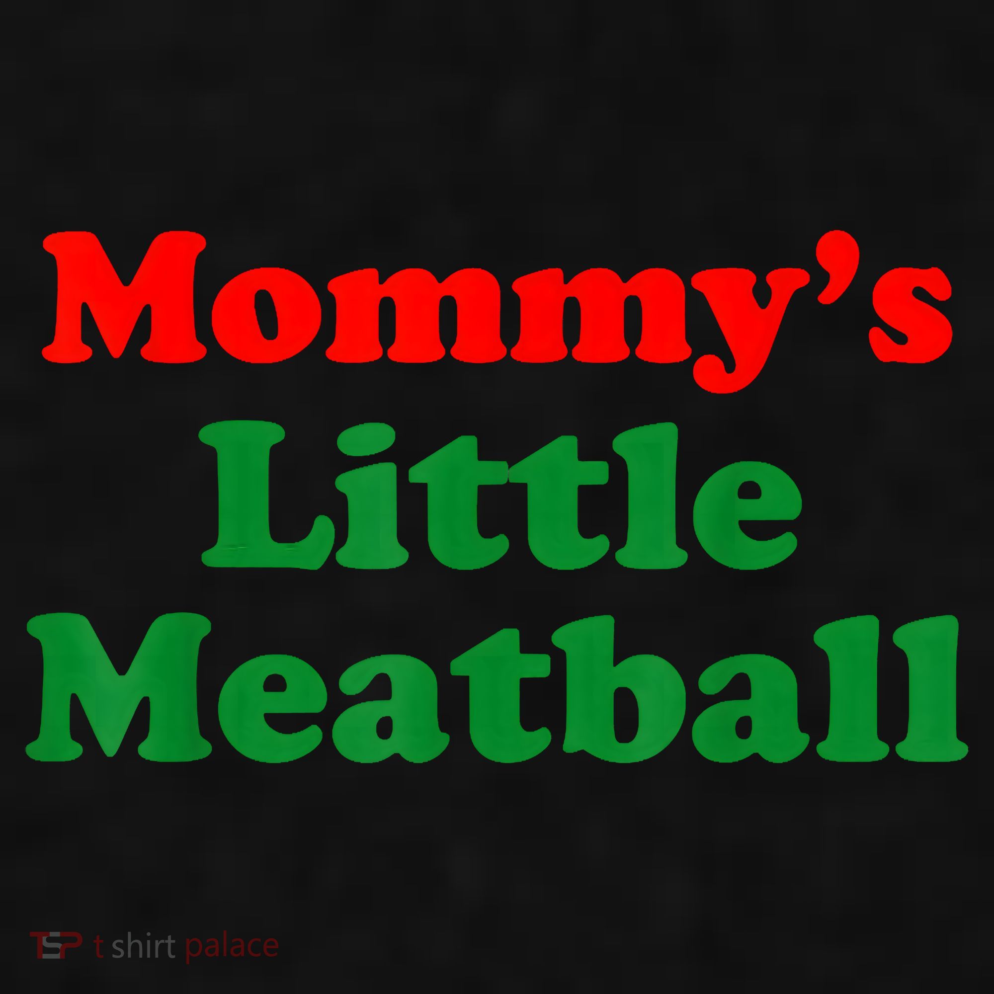 Mommys Little Meatball Funny Italian Joke Ladies PosiCharge Tri-Blend Wicking Tank