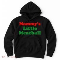 Mommys Little Meatball Funny Italian Joke Hoodie thumb 0