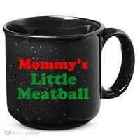 Mommys Little Meatball Funny Italian Joke 15oz Campfire Ceramic Mug thumb 0