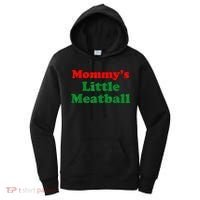 Mommys Little Meatball Funny Italian Joke Women's Hoodie thumb 0