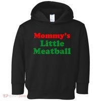 Mommys Little Meatball Funny Italian Joke Toddler Hoodie thumb 0