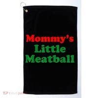 Mommys Little Meatball Funny Italian Joke Golf Towel thumb 0