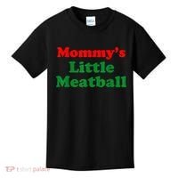 Mommys Little Meatball Funny Italian Joke Kids T-Shirt thumb 0