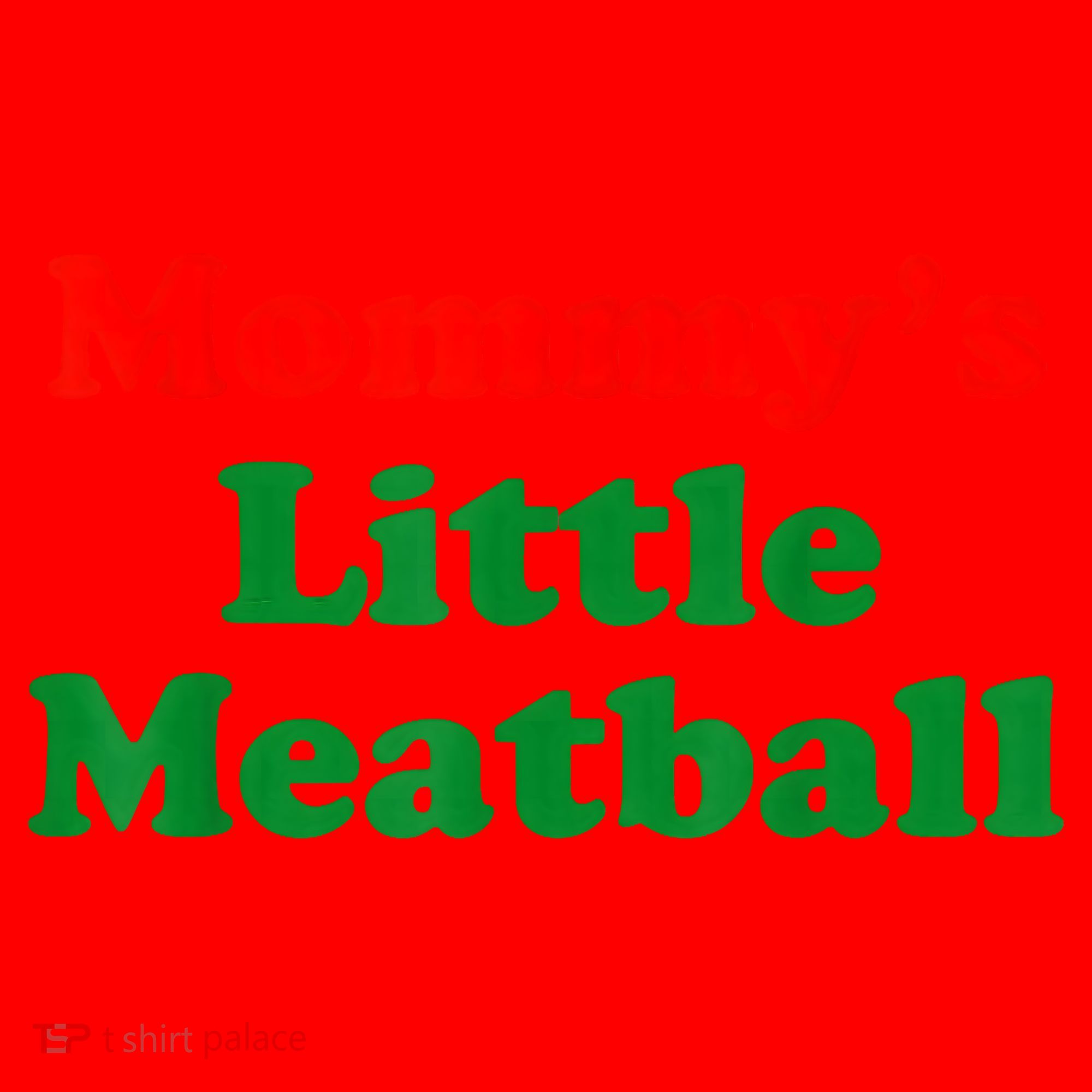 Mommys Little Meatball Funny Italian Joke Santa Hat