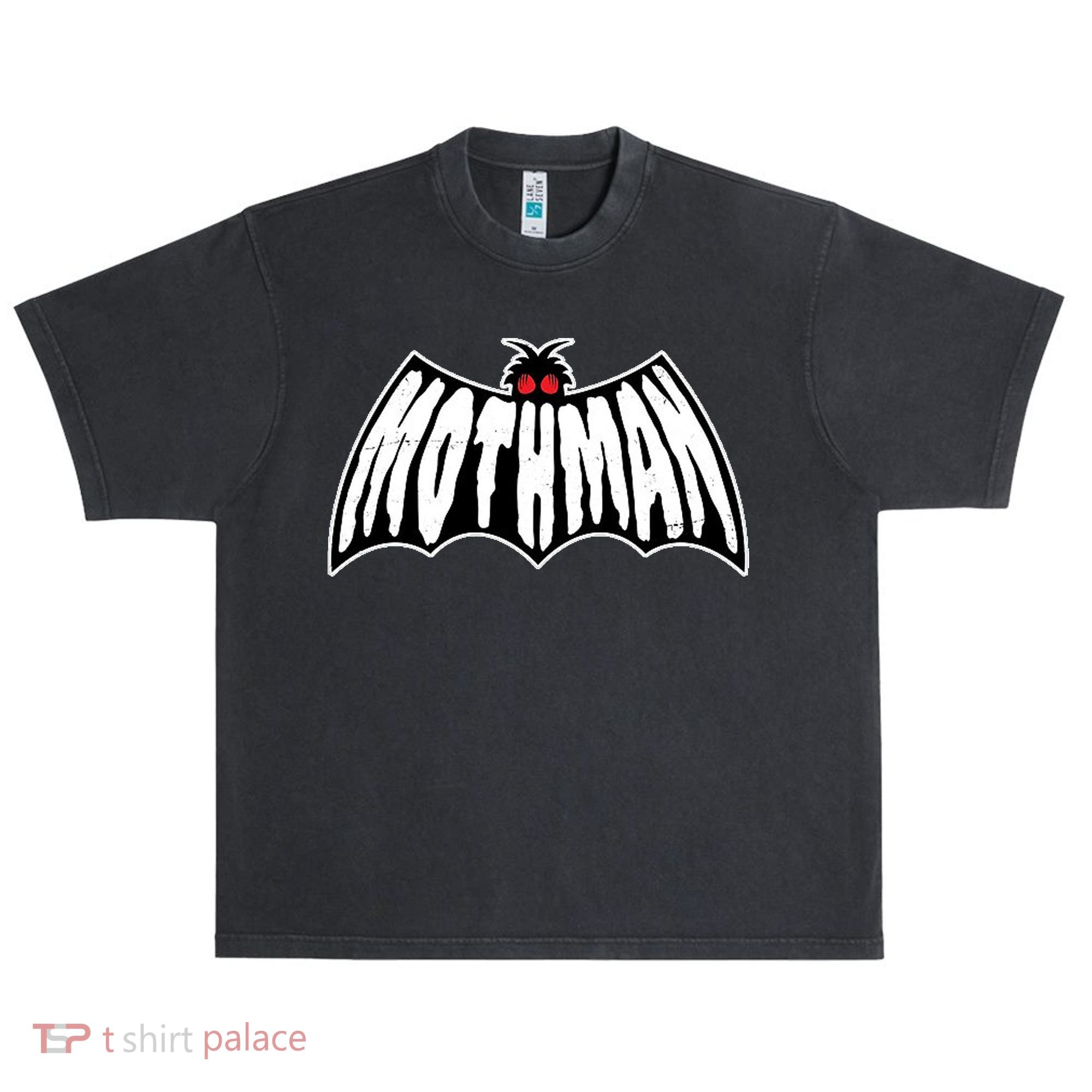 Mothman Logo Urban Oversized Heavyweight T-Shirt