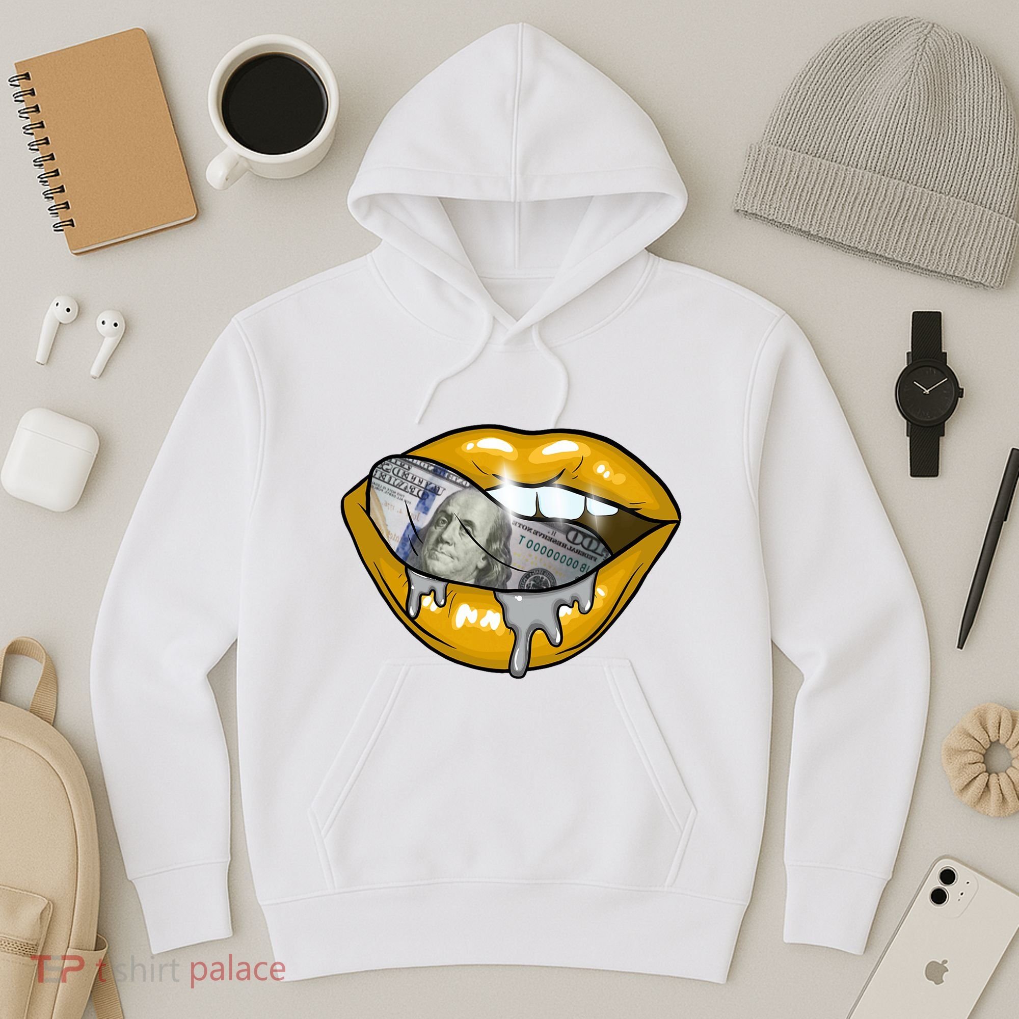 Money Lips Hoodie