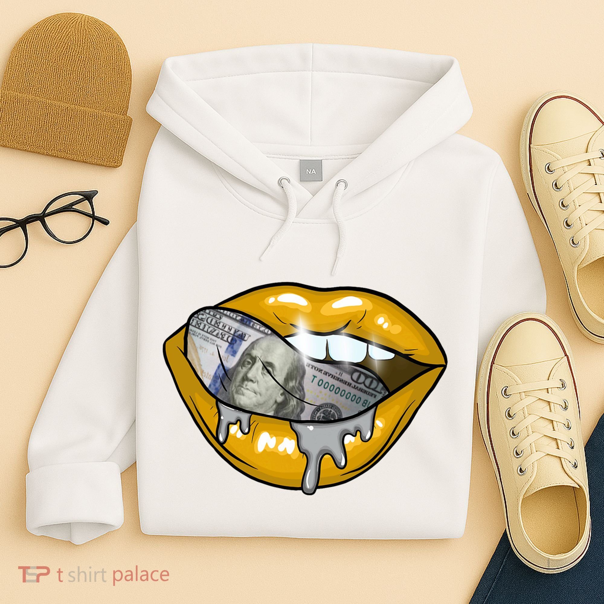Money Lips Hoodie