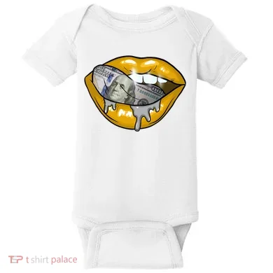Money Lips Baby Bodysuit