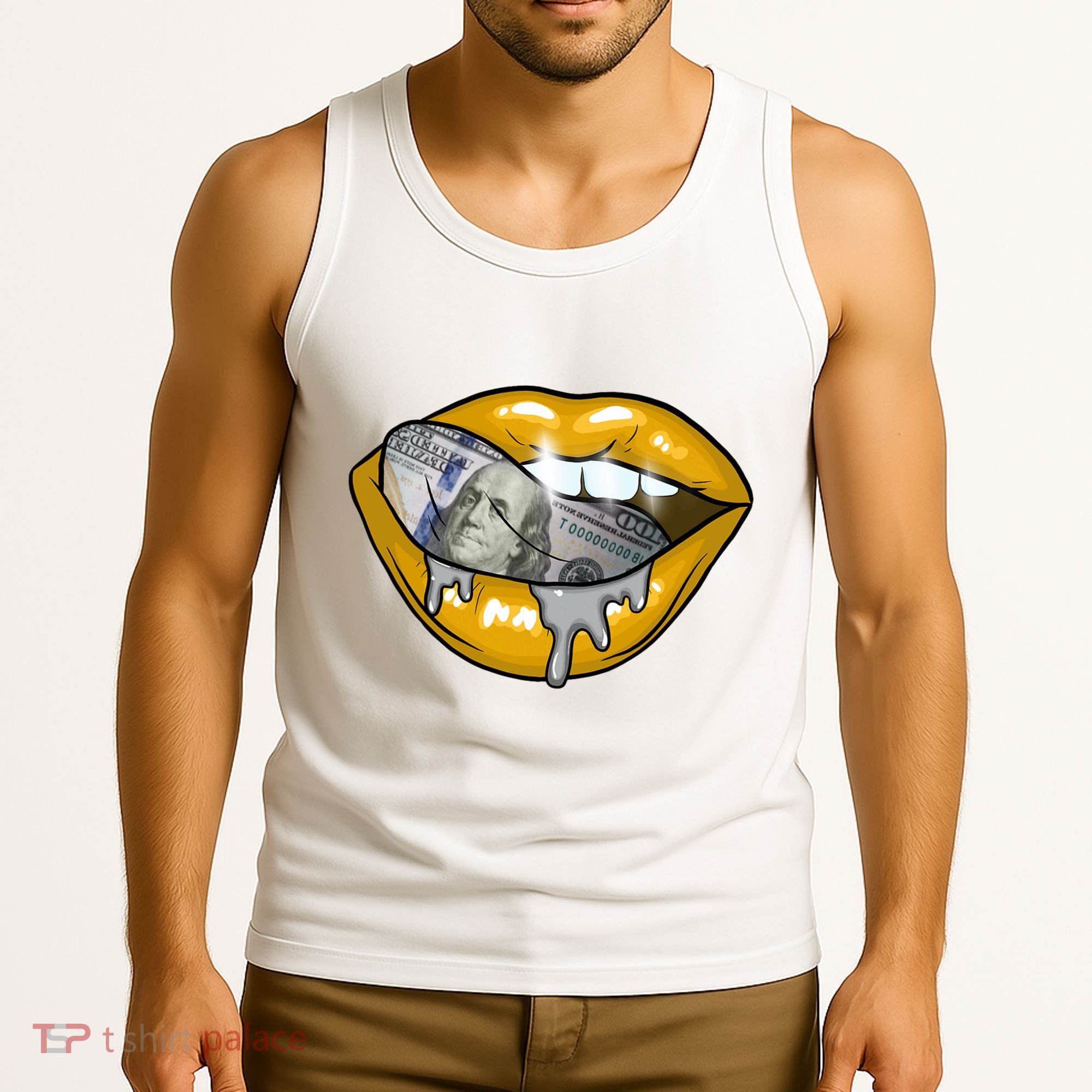 Money Lips Tank Top
