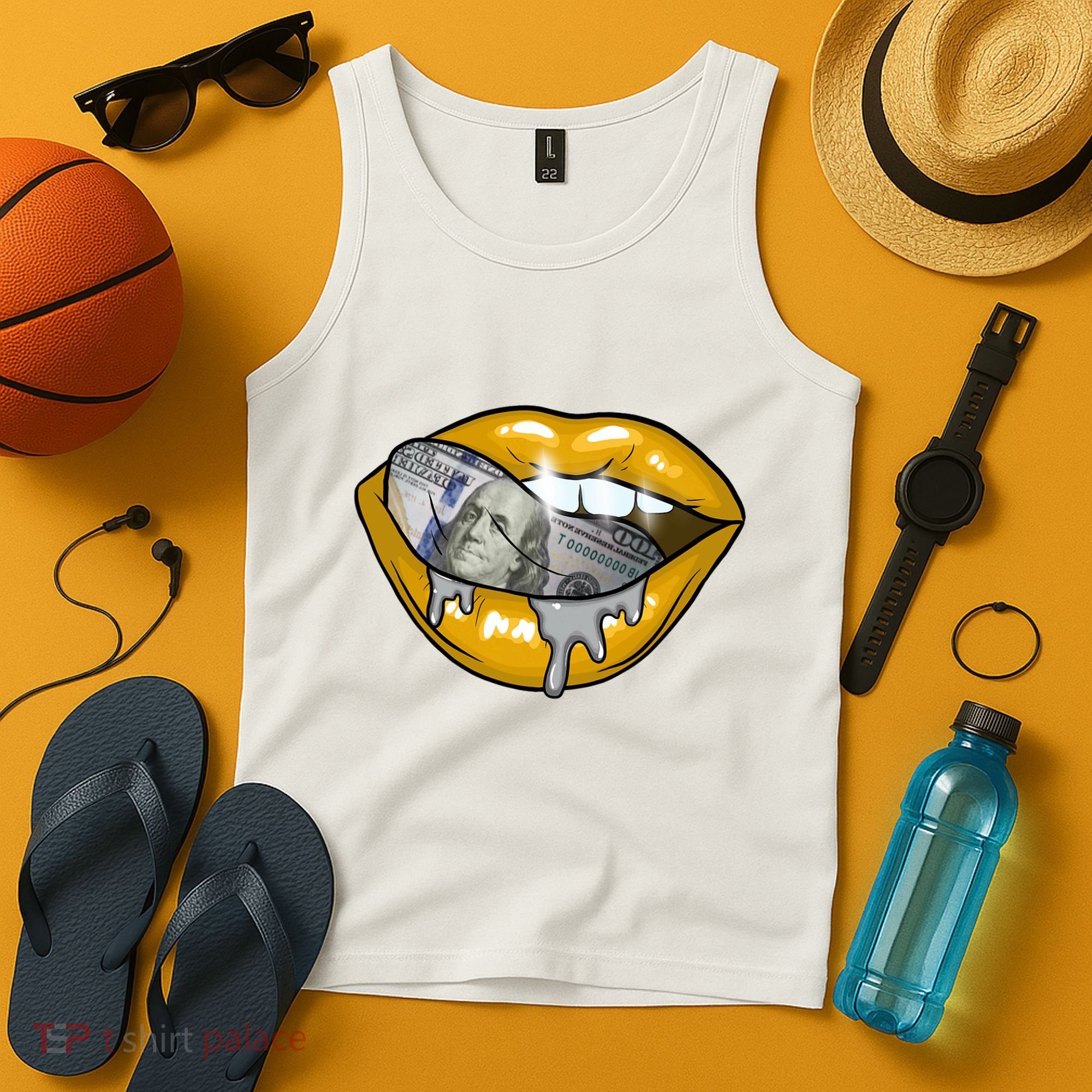 Money Lips Tank Top