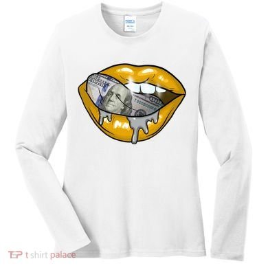 Money Lips Women's Long Sleeve Shirt