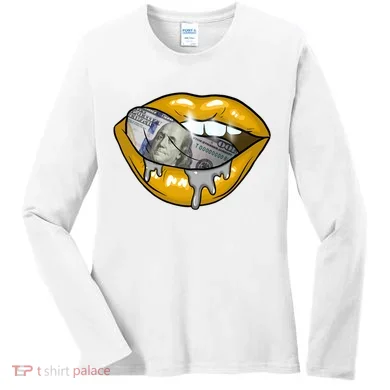 Money Lips Women's Long Sleeve Shirt