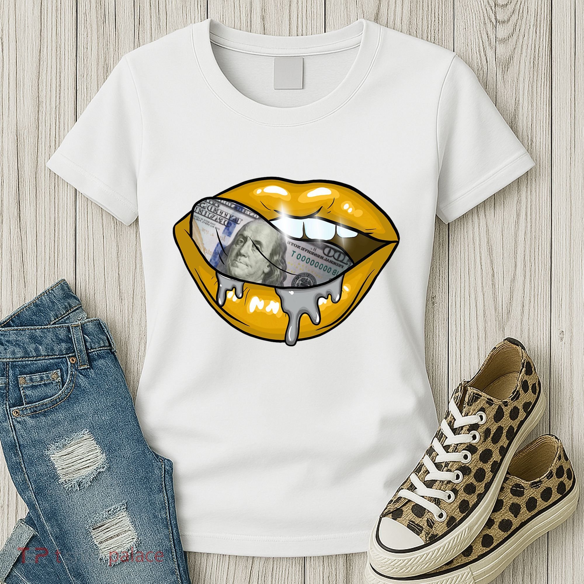 Money Lips Women's T-Shirt