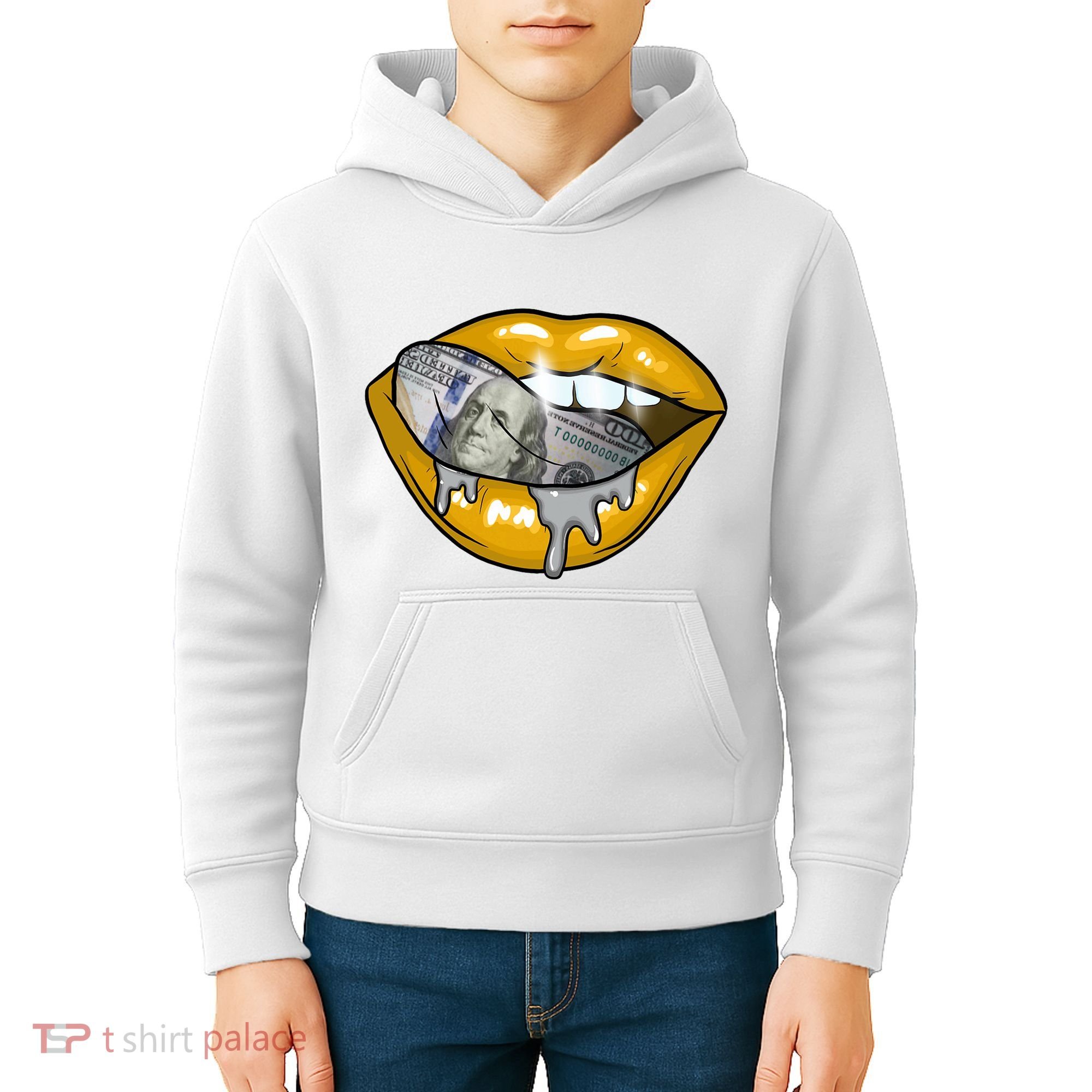 Money Lips Kids Hoodie