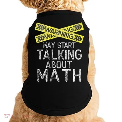 Math Lover Mathematics Math Student Funny Math  Doggie Tank