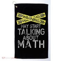 Math Lover Mathematics Math Student Funny Math  Golf Towel thumb 0